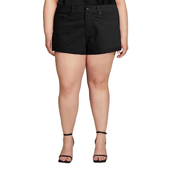 No Boundaries Juniors Size 21 Jean Shorts New High Rise 5 Pocket Basic Preppy - Picture 1 of 4